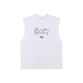 Adrienn "Follow your dreams they know the way" Men's Raw Edge Cotton Tank Top