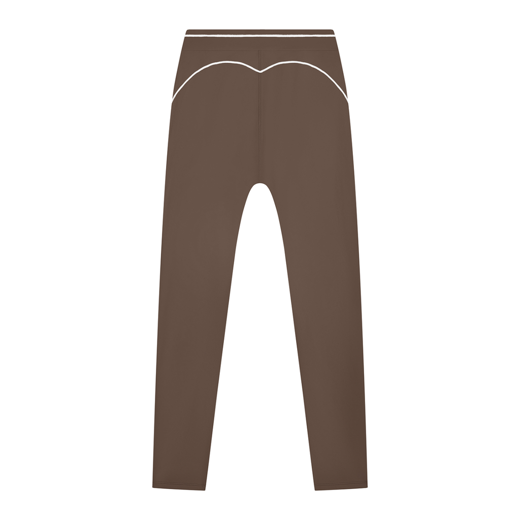 Adrienn Women's High Rise Topstitching Yoga Leggings