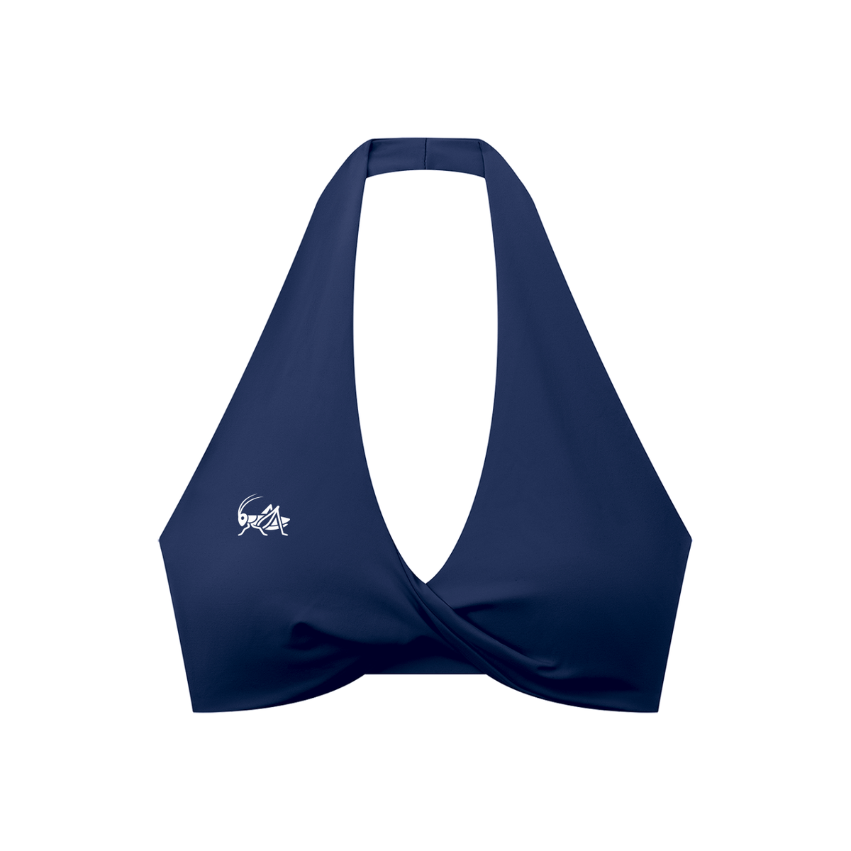Adrienn Women's Pleated Halter Sports Bra