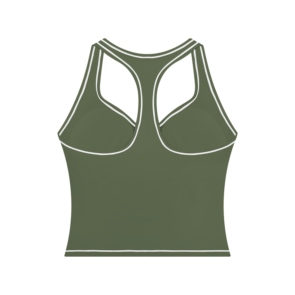 Adrienn Women’s Topstitching Yoga Tank Top