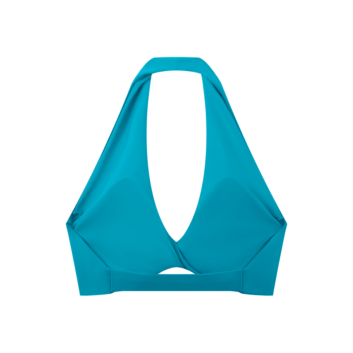 Adrienn Women's Pleated Halter Sports Bra