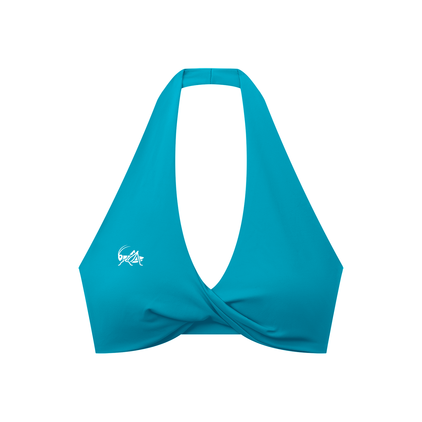 Adrienn Women's Pleated Halter Sports Bra