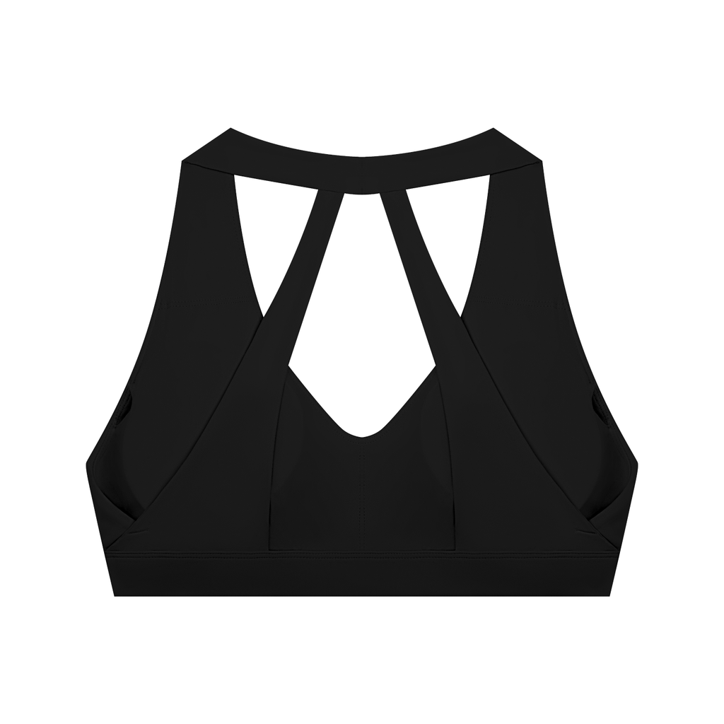 Adrienn Women's Halter Cropped Sports Bra