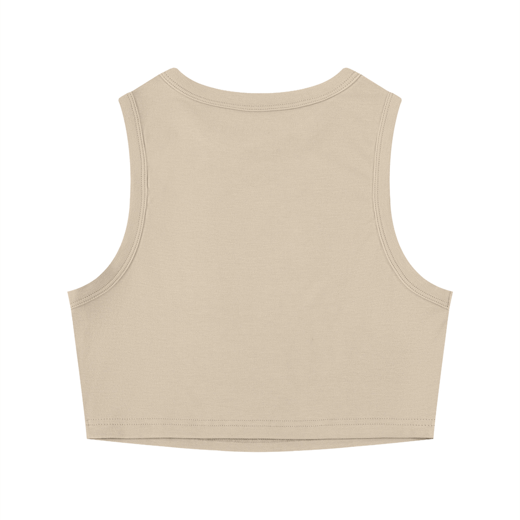 Adrienn "Follow your dreams they know the way" Women's Tight Crewneck Crop Tank Top