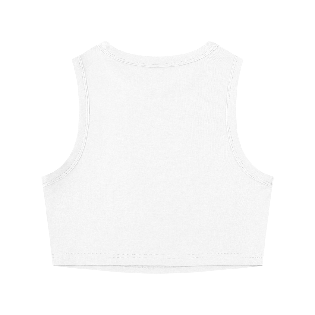 Adrienn "Follow your dreams they know the way" Women's Tight Crewneck Crop Tank Top