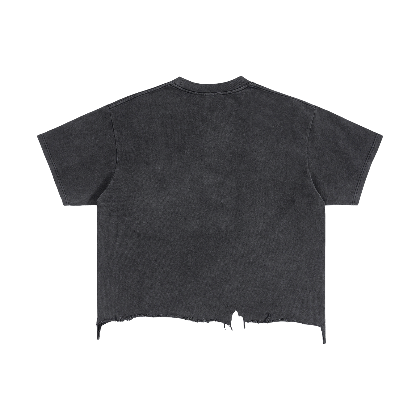 Adrienn Vintage Wash Boxy Distressed T-Shirt