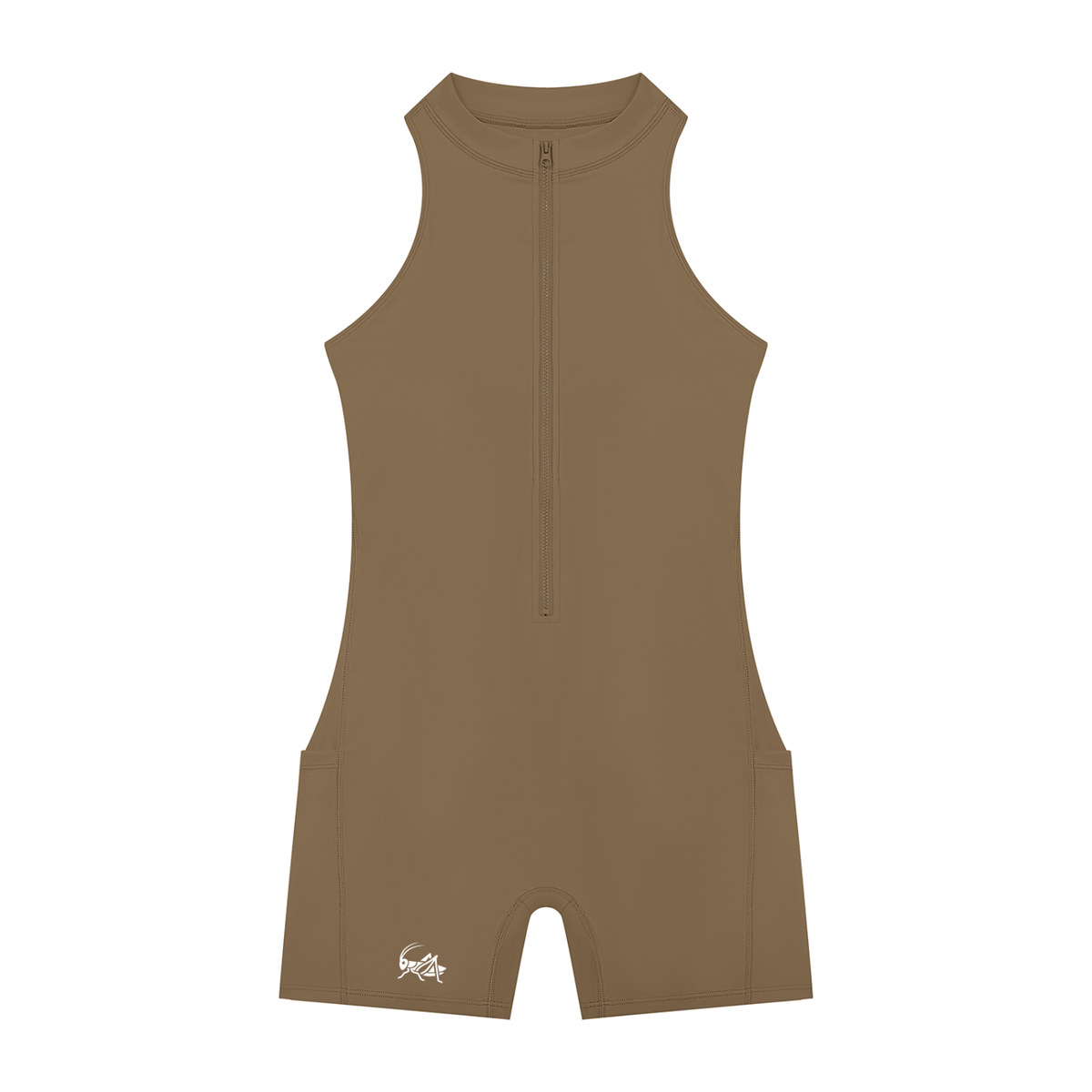 Adrienn Women’s Quarter-Zip Yoga Romper