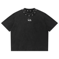 Adrienn Washed Boxy Studded T-Shirt
