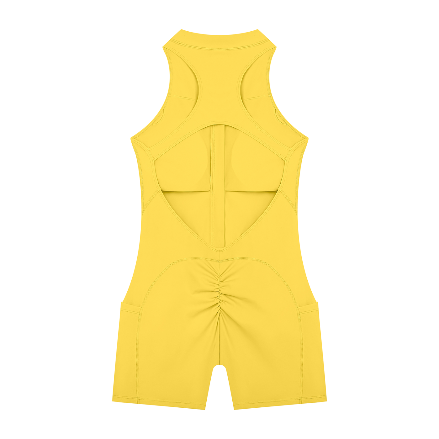 Adrienn Women’s Quarter-Zip Yoga Romper