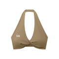 Adrienn Women's Pleated Halter Sports Bra