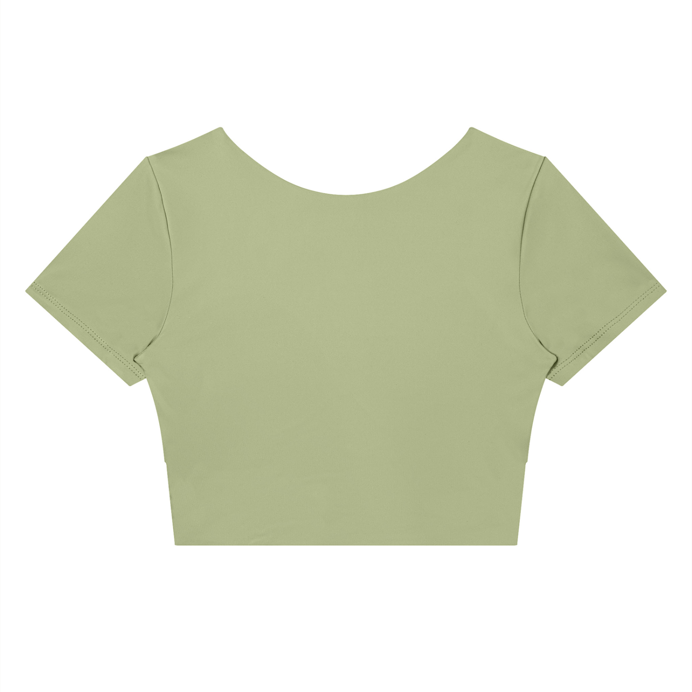 Adrienn Women's Panelled Crop Yoga T-Shirt
