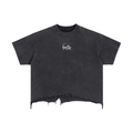 Adrienn Vintage Wash Boxy Distressed T-Shirt