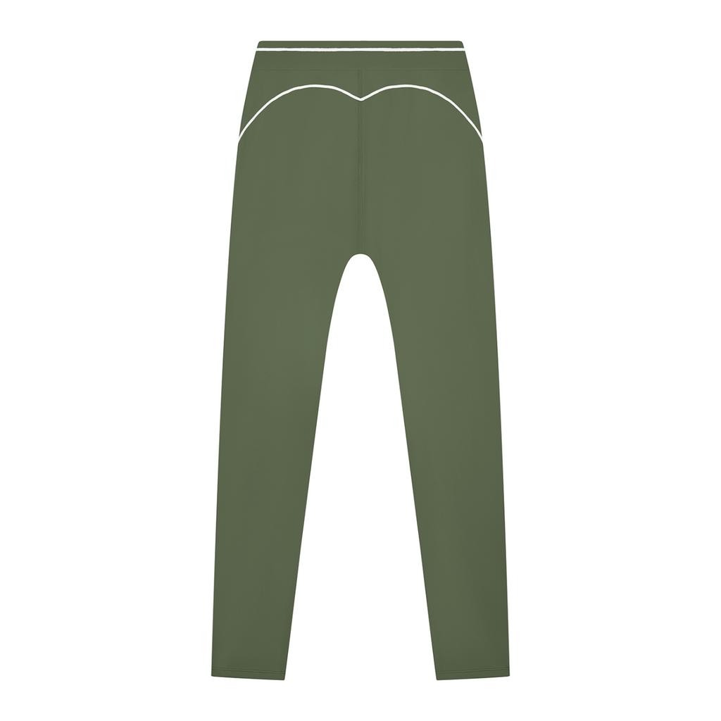 Adrienn Women's High Rise Topstitching Yoga Leggings