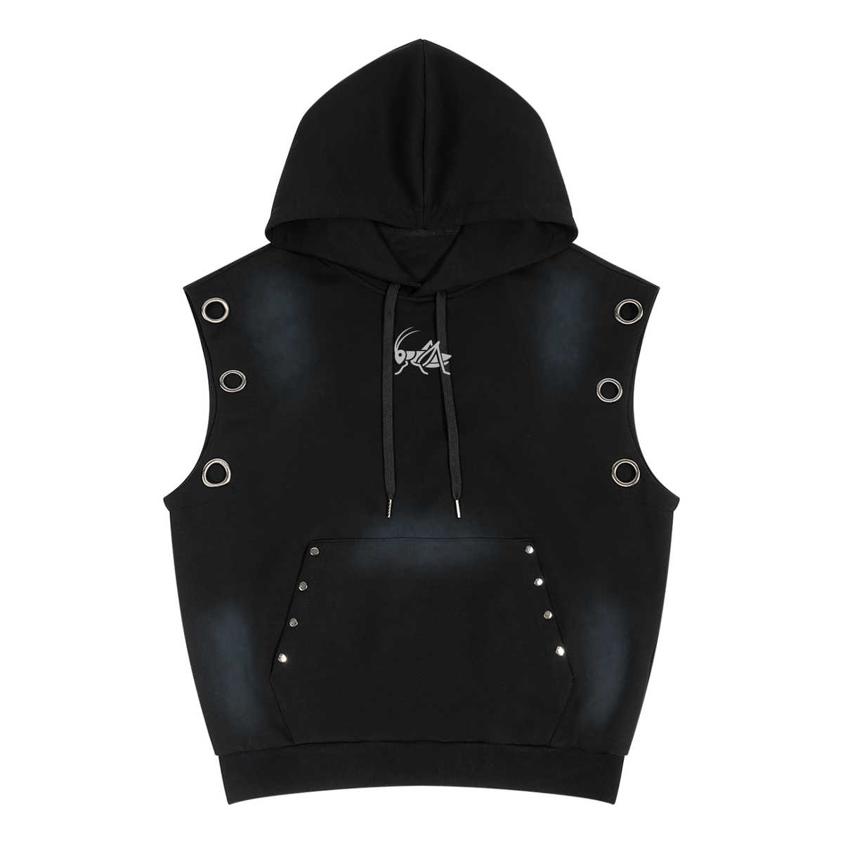 Adrienn Sun Fade Sleeveless Hoodie