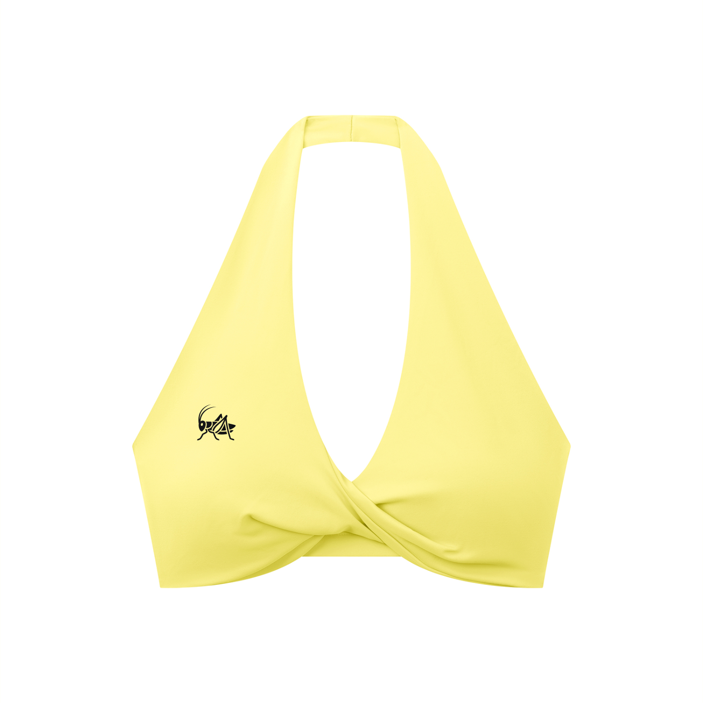 Adrienn Women's Pleated Halter Sports Bra