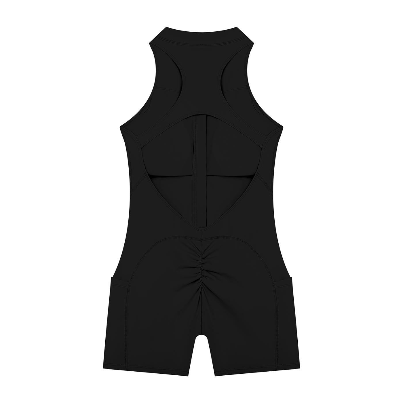 Adrienn Women’s Quarter-Zip Yoga Romper