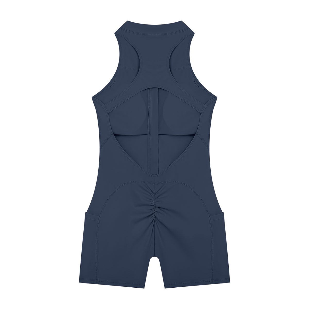 Adrienn Women’s Quarter-Zip Yoga Romper