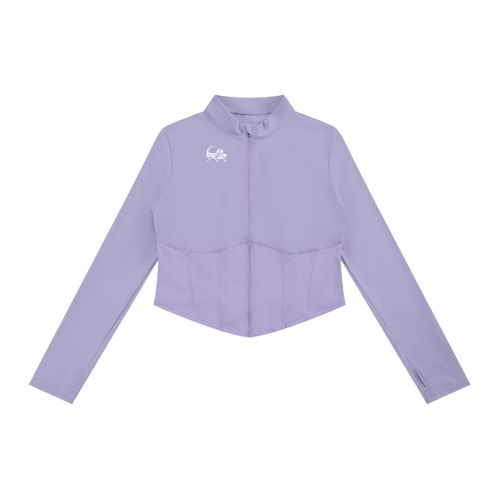 Adrienn Women's Slim Fit Full-Zip Yoga Jacket