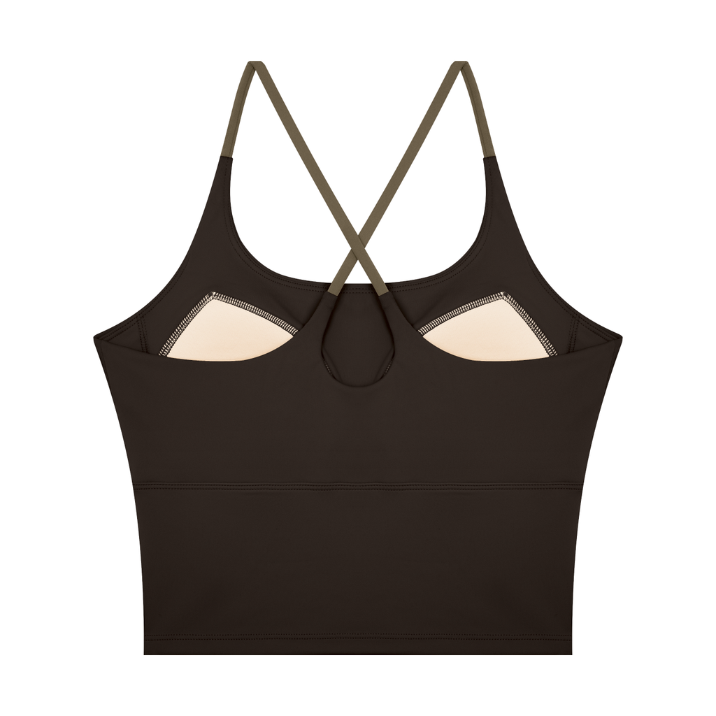Adrienn Women's Color Block Yoga Tank Top