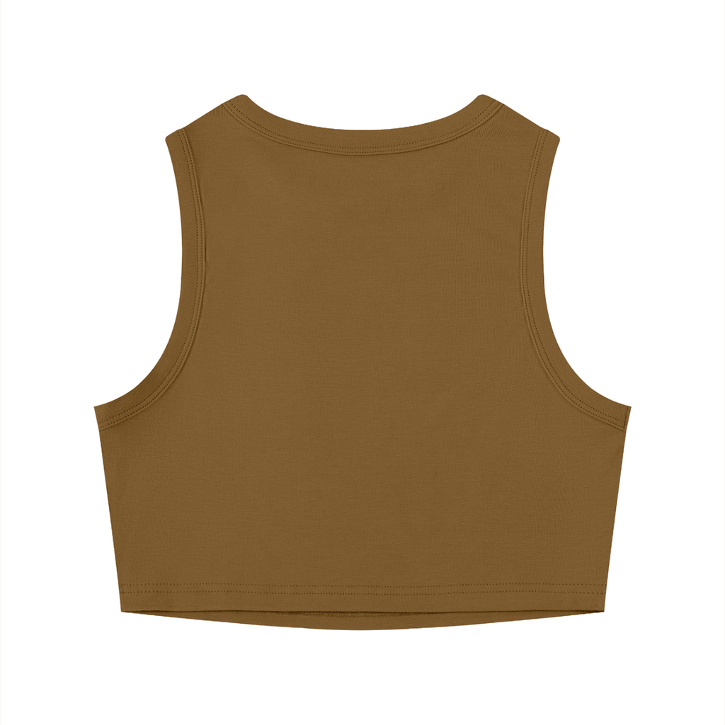 Adrienn "Follow your dreams they know the way" Women's Tight Crewneck Crop Tank Top