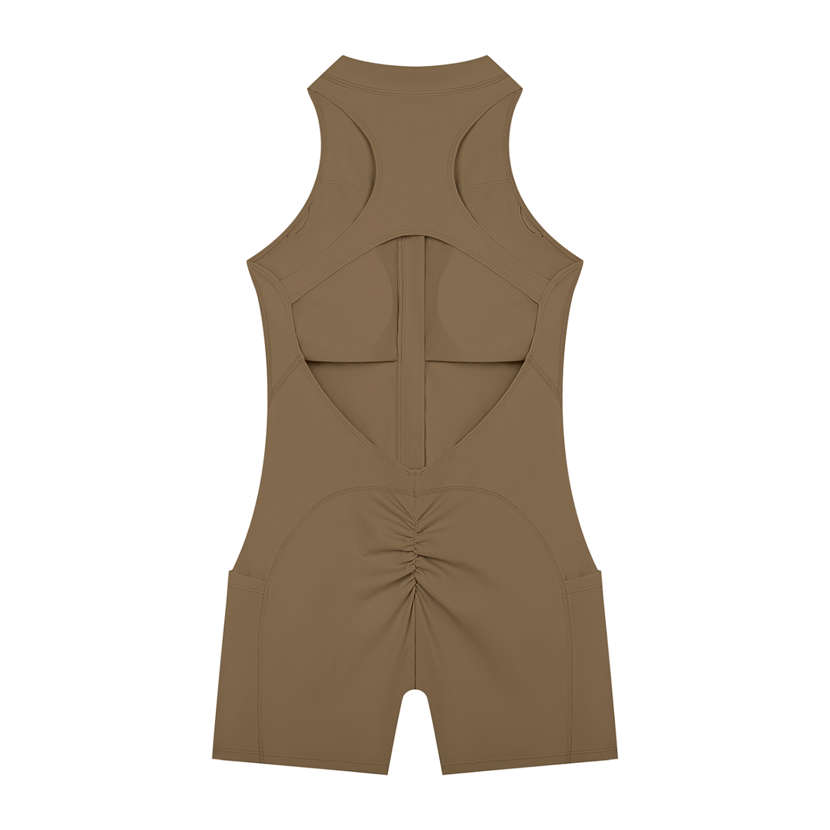 Adrienn Women’s Quarter-Zip Yoga Romper