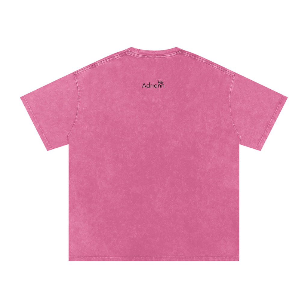 Adrienn Oversized "Life is better in pink" T-Shirt