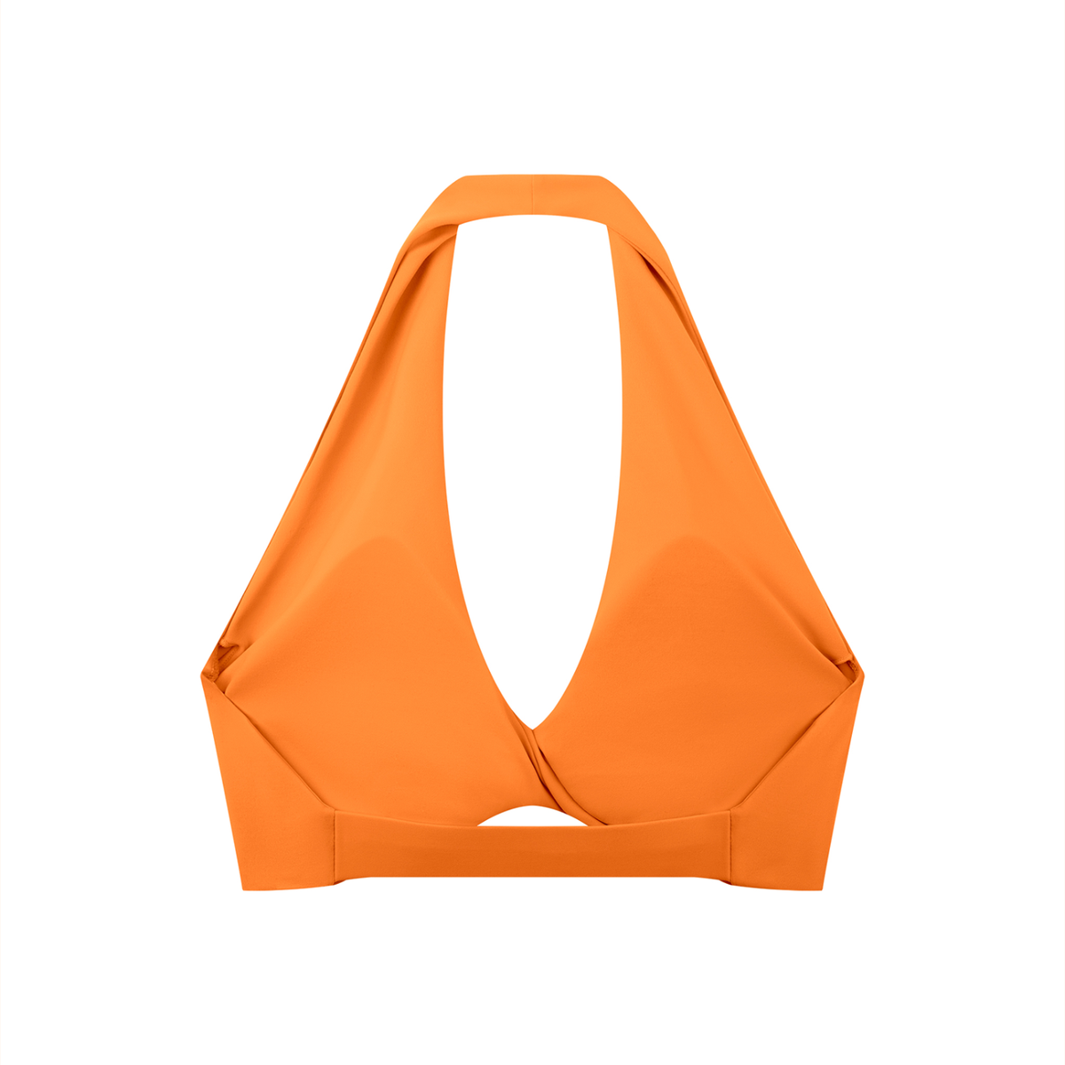 Adrienn Women's Pleated Halter Sports Bra