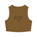 Adrienn "Follow your dreams they know the way" Women's Tight Crewneck Crop Tank Top