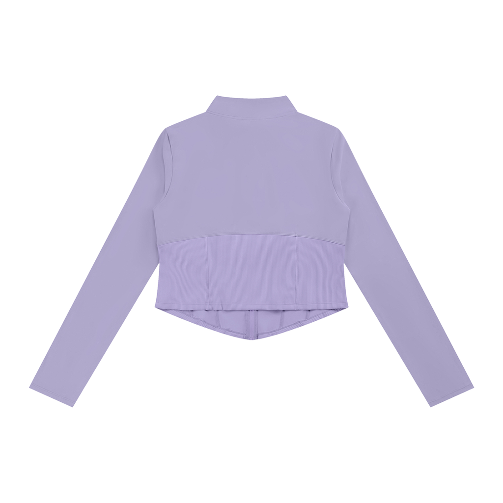Adrienn Women's Slim Fit Full-Zip Yoga Jacket
