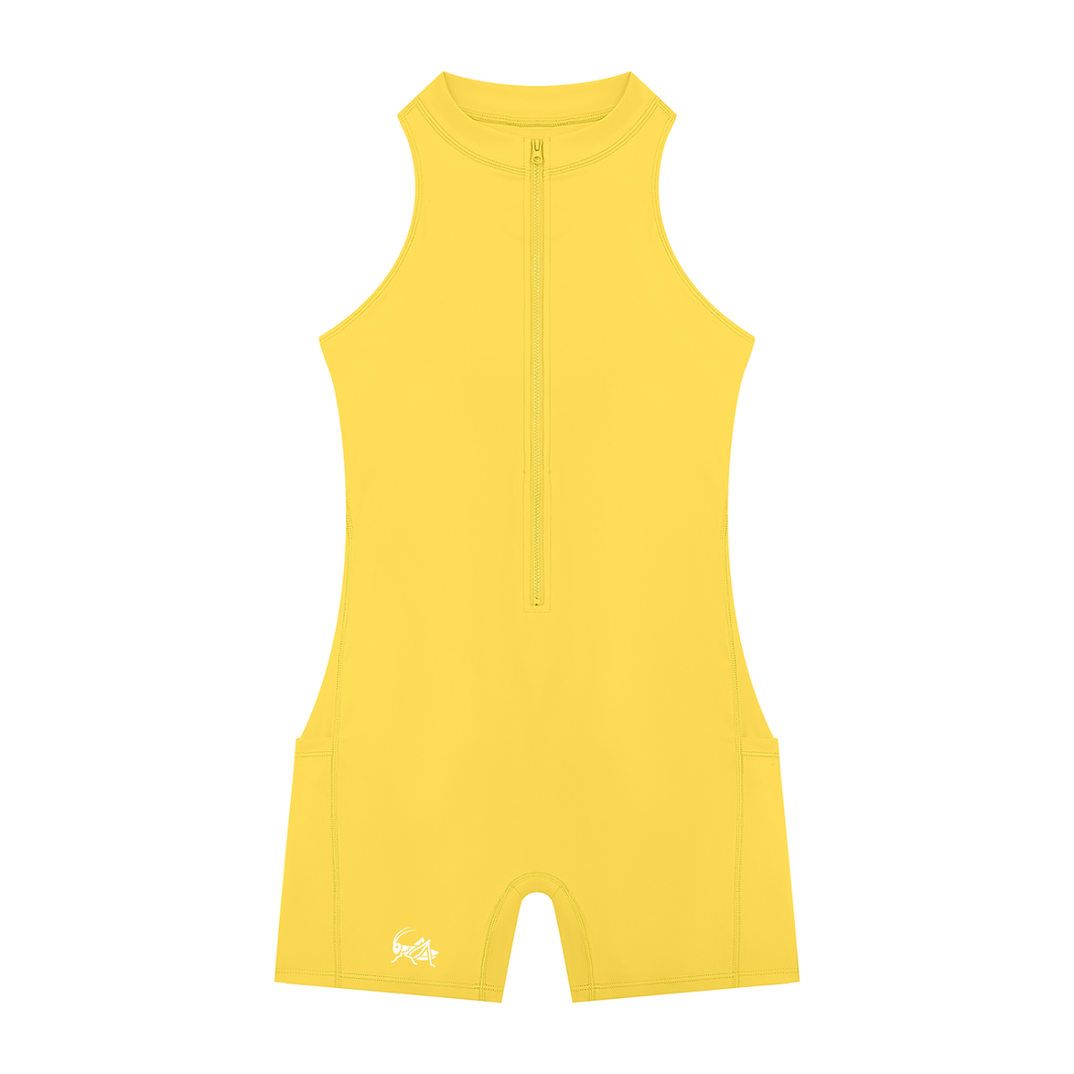 Adrienn Women’s Quarter-Zip Yoga Romper