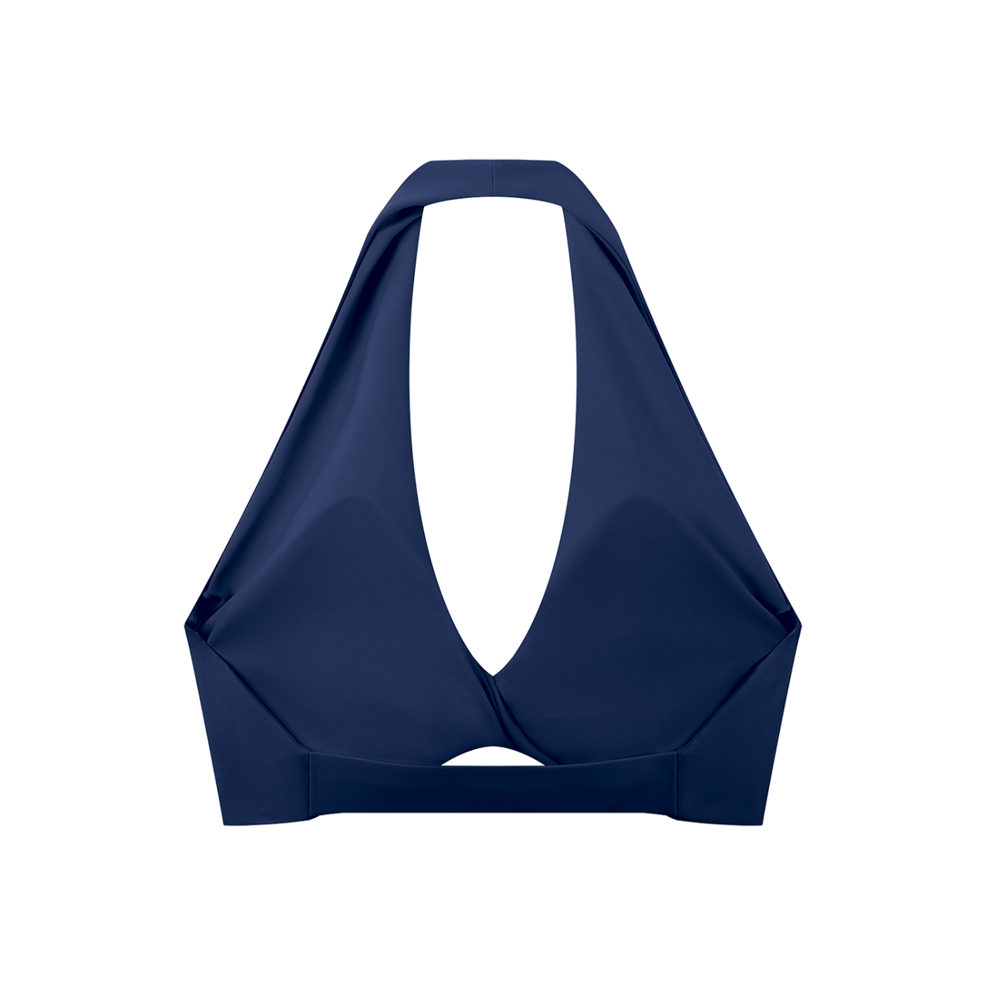Adrienn Women's Pleated Halter Sports Bra