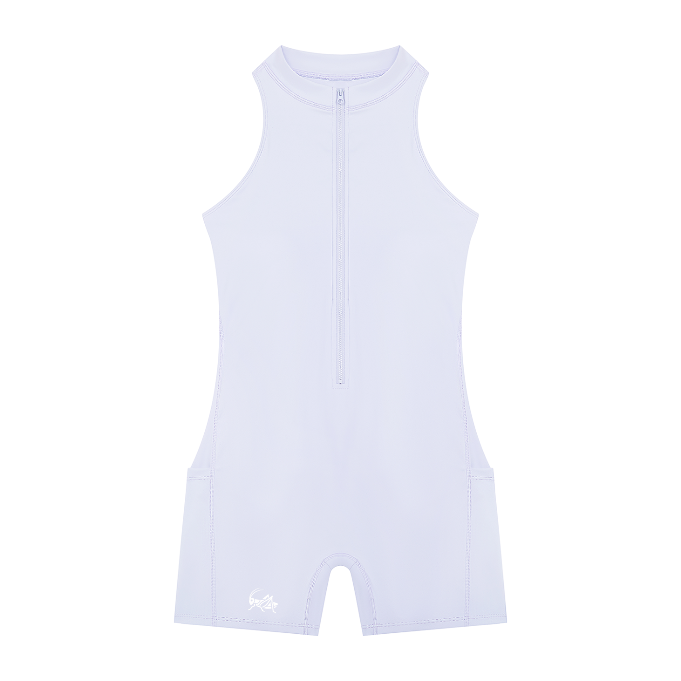Adrienn Women’s Quarter-Zip Yoga Romper