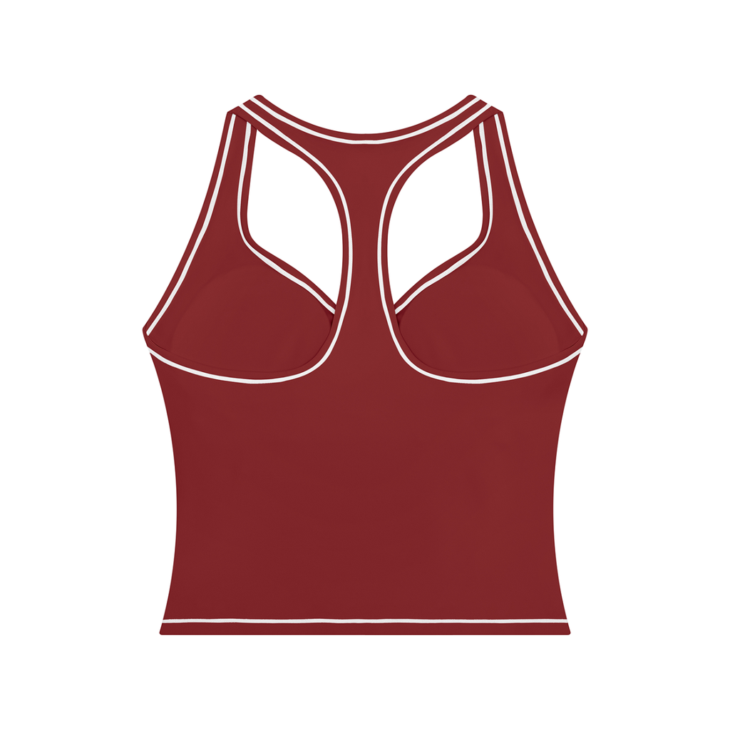 Adrienn Women’s Topstitching Yoga Tank Top