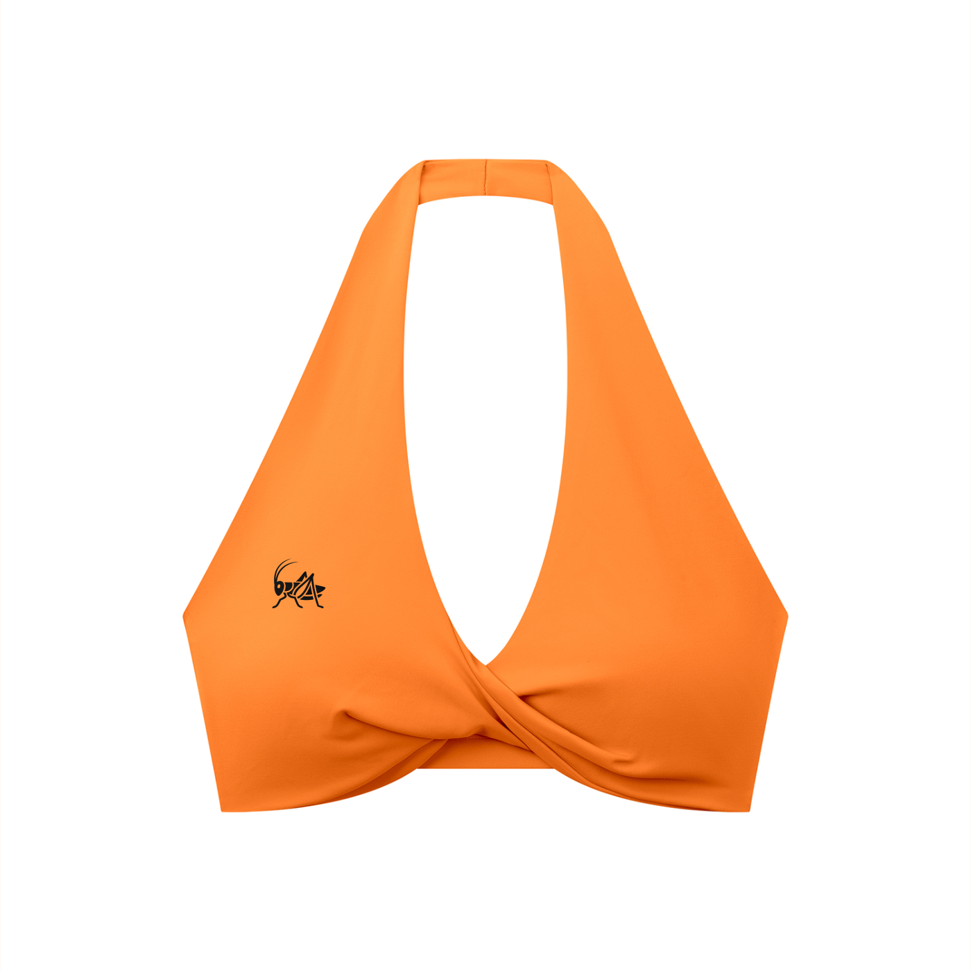 Adrienn Women's Pleated Halter Sports Bra