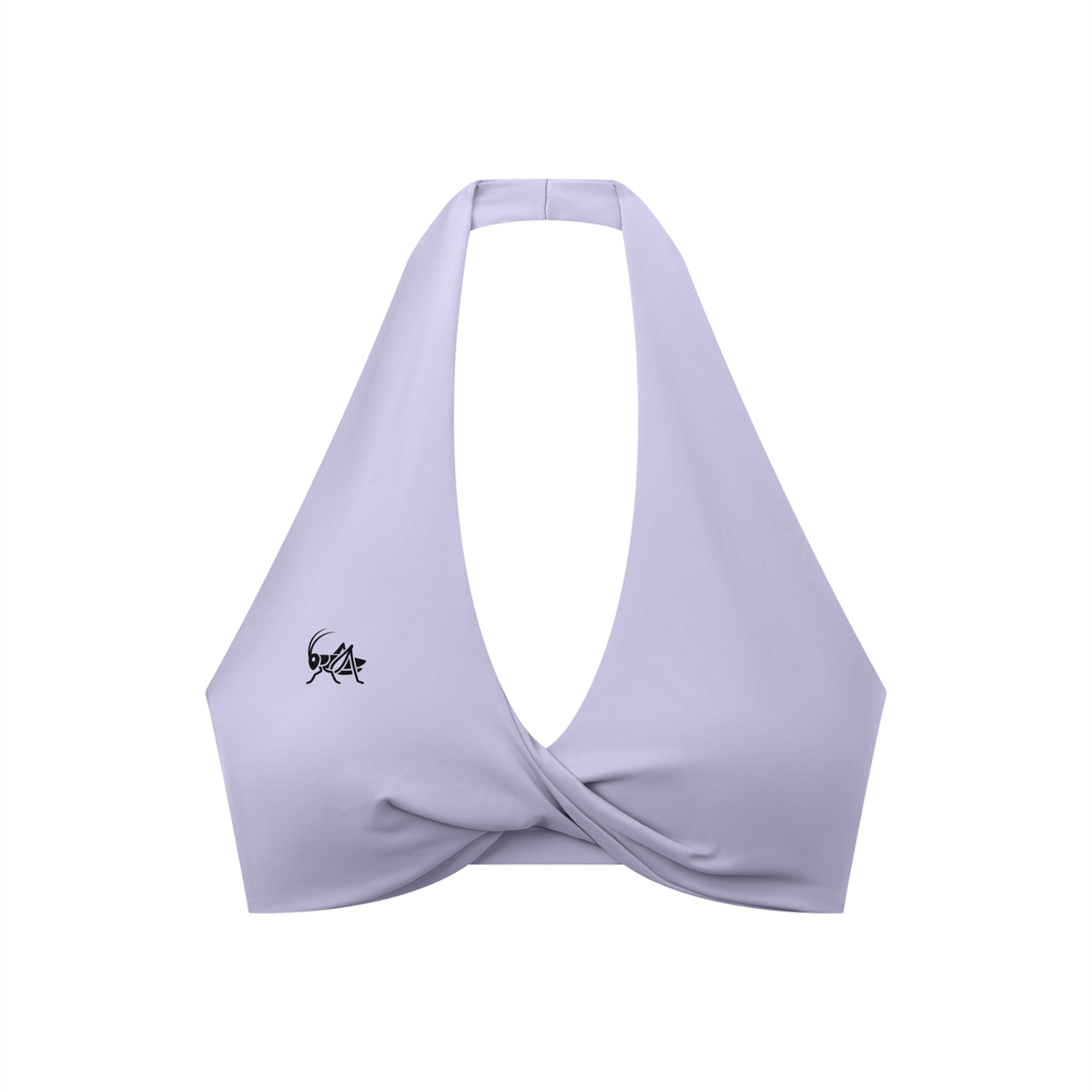 Adrienn Women's Pleated Halter Sports Bra