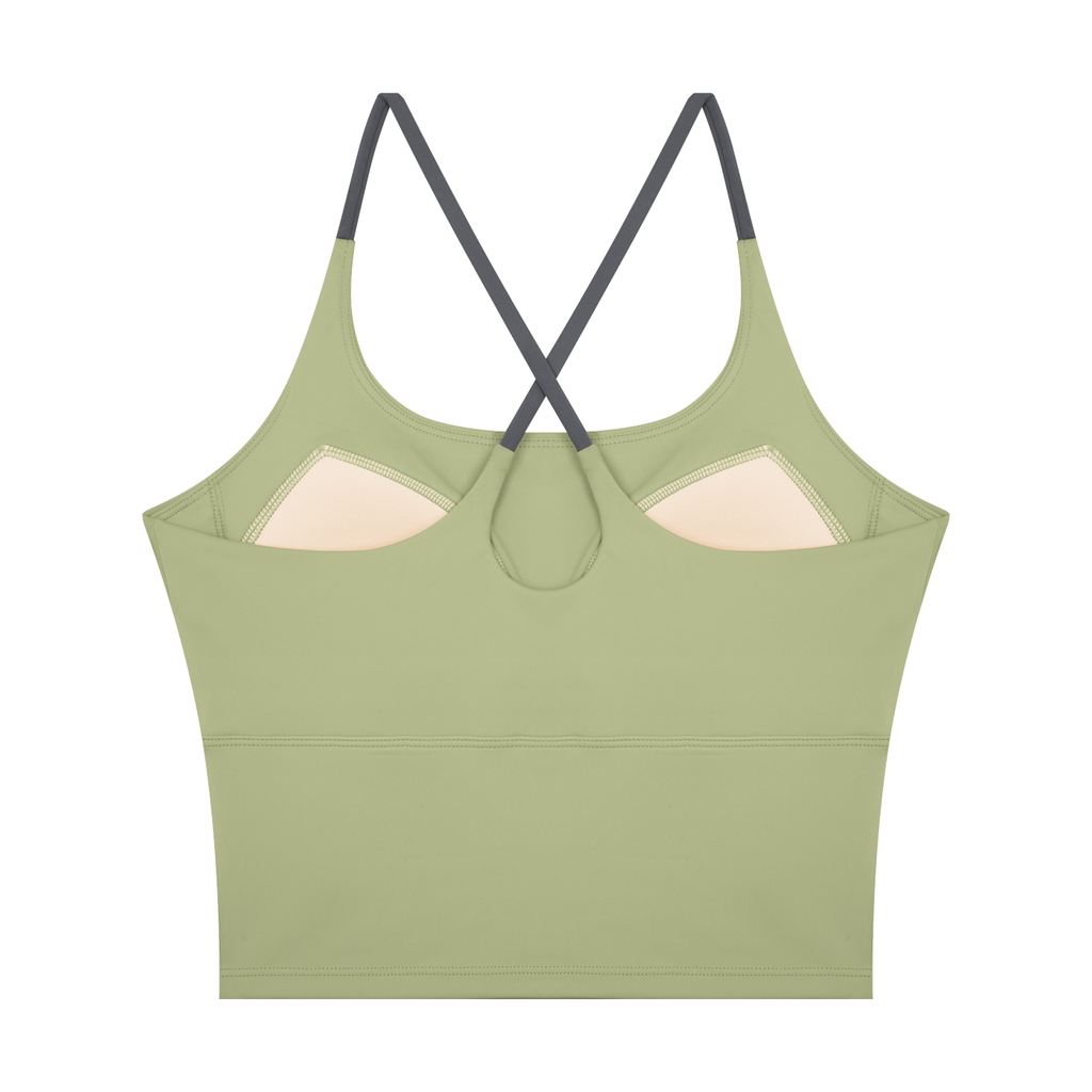Adrienn Women's Color Block Yoga Tank Top