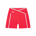 Adrienn Women’s High Rise Color Block Yoga Shorts