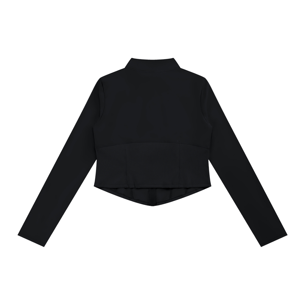 Adrienn Women's Slim Fit Full-Zip Yoga Jacket