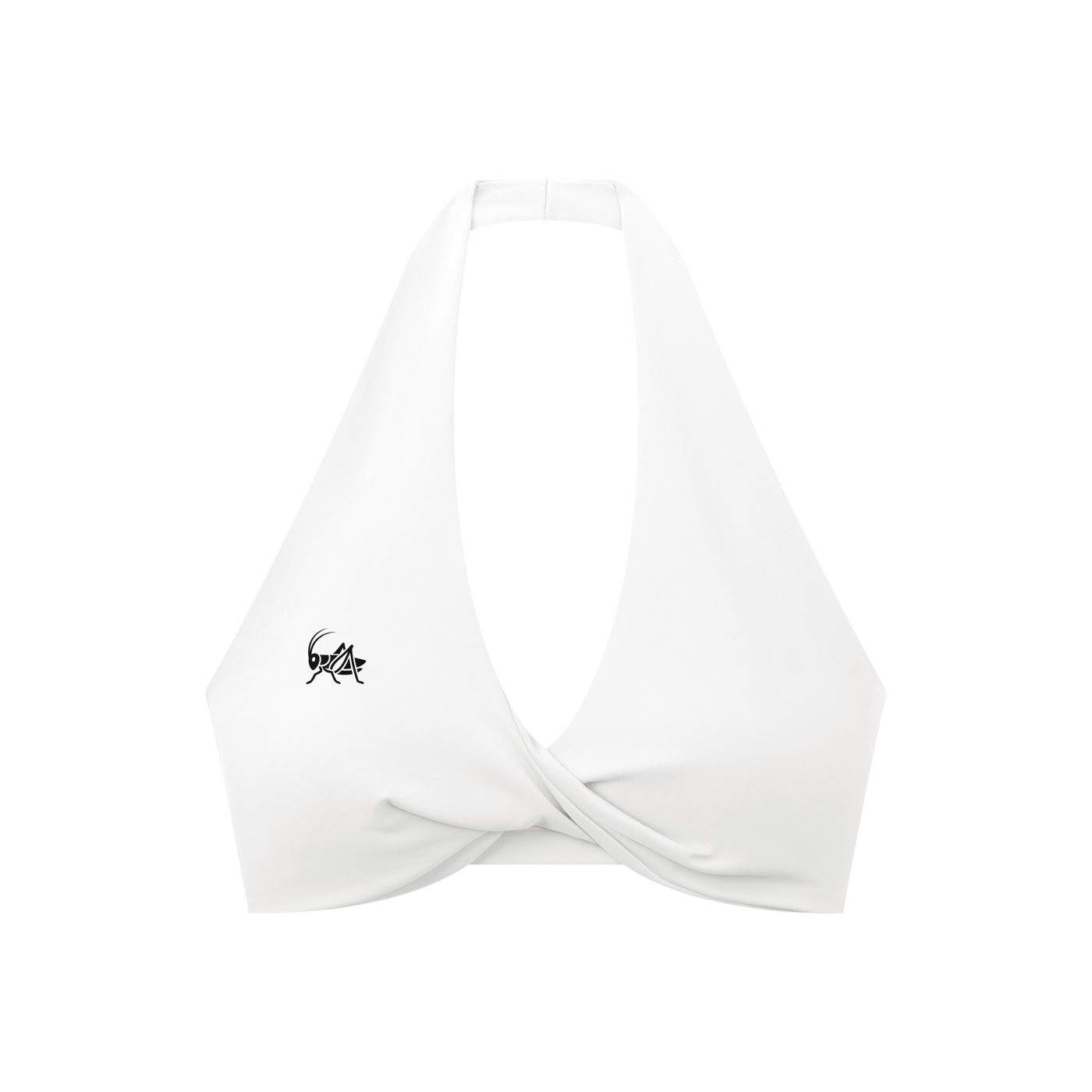 Adrienn Women's Pleated Halter Sports Bra