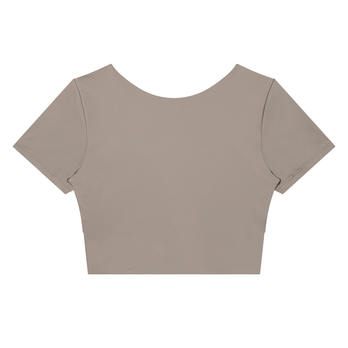 Adrienn Women's Panelled Crop Yoga T-Shirt