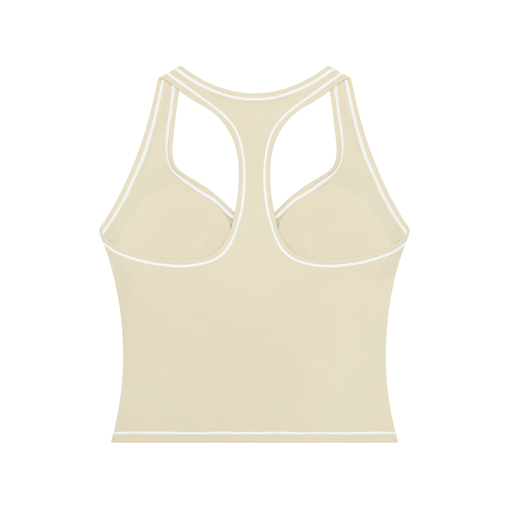 Adrienn Women’s Topstitching Yoga Tank Top