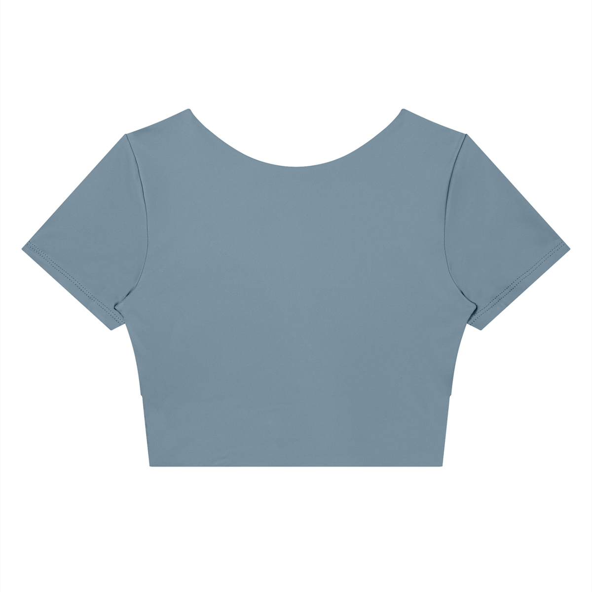 Adrienn Women's Panelled Crop Yoga T-Shirt