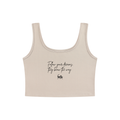 Adrienn "Follow your dreams they know the way"  Women's Cropped Tank Top