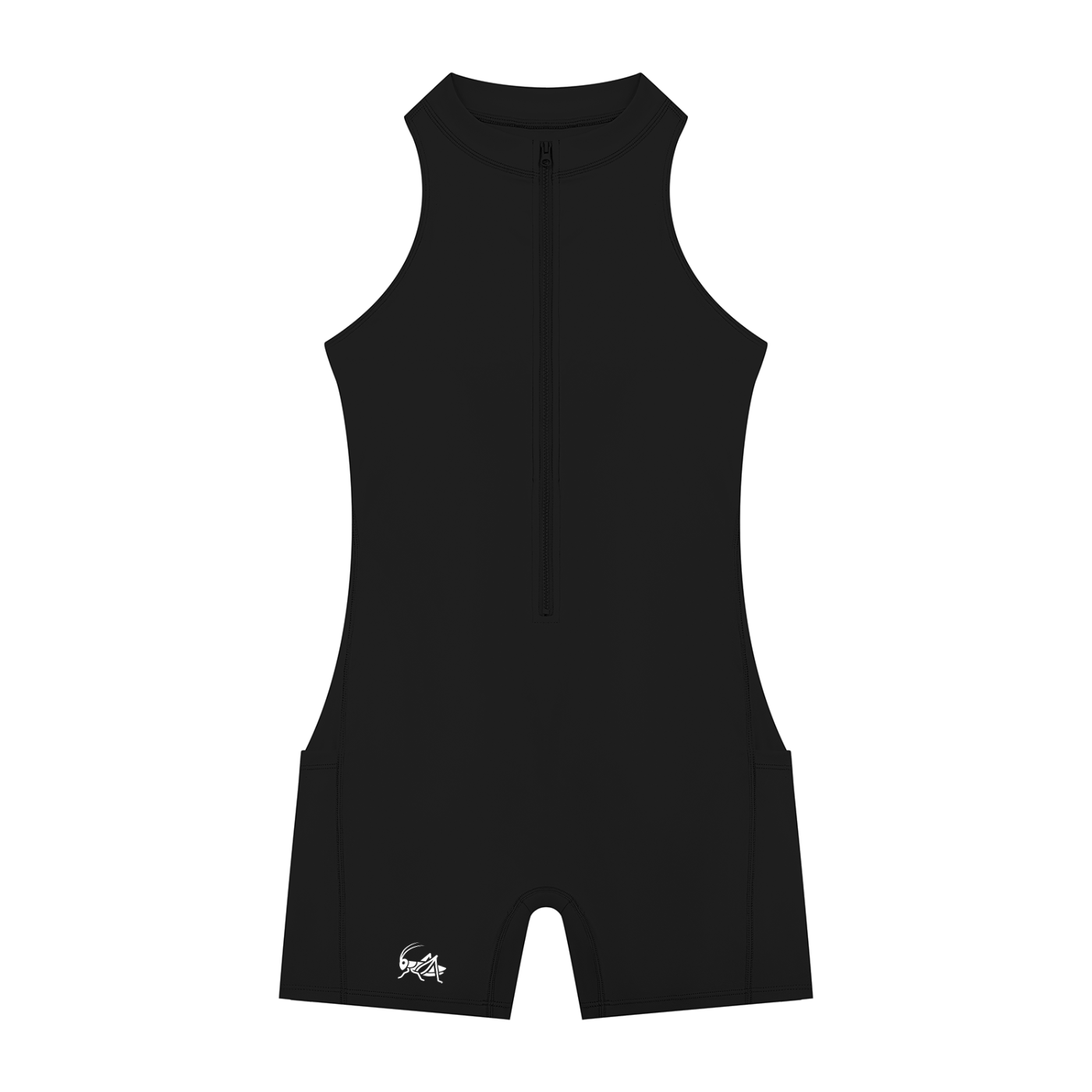 Adrienn Women’s Quarter-Zip Yoga Romper