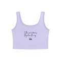 Adrienn "Follow your dreams they know the way" Women's Cropped Tank Top